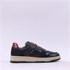 Ambitious Wood Leather Cupsole Trainer - Dark Navy